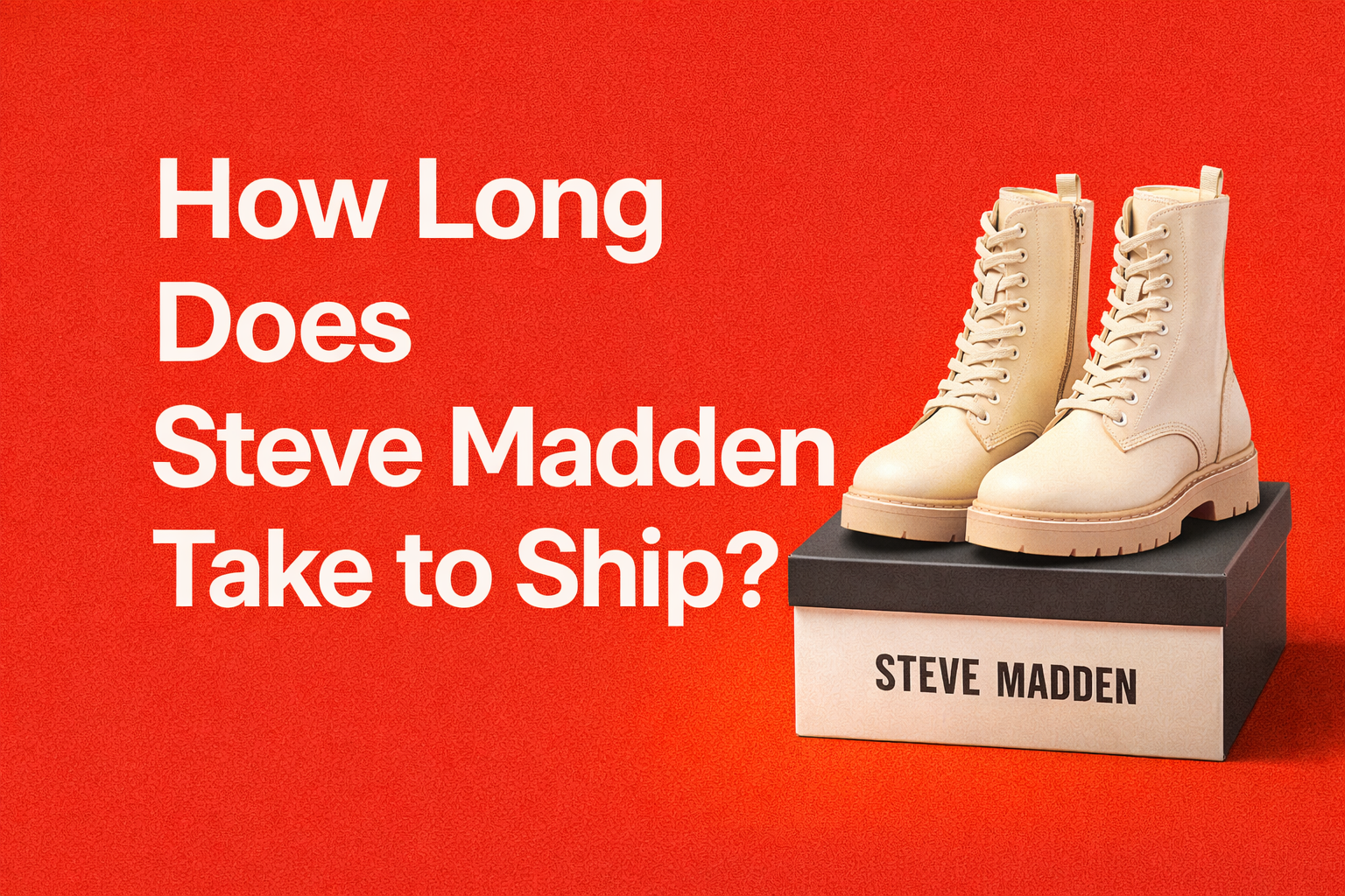 How Long Does Steve Madden Take to Ship? [2026]